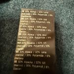 Samsøe Samsøe Nor Cardigan Sea Moss Mel XXS Oversized Knit Alpaca Merino Wool Green Photo 8