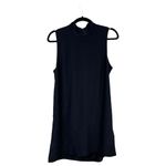 Ginia Freya Mini Dress Silk Black Sleeveless High Neck Size Medium NEW with Tags Photo 2