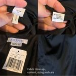 Kay Unger  BLACK SATIN SHAWL COLLAR COCKTAIL DRESS NWT (10) Photo 10