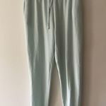 Victoria's Secret Victoria’s Secret Light Blue Glow Waffle Henley Jogger Lounge Pants Photo 1