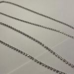 Dress Up Lot Of 2 Silver Tone / Rhinestone Necklace - Evening / Wedding /  Photo 2
