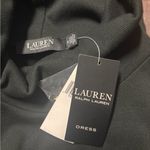 Ralph Lauren Lauren macys black turtleneck cotton blend long sleeve dress 12 nwt Photo 3