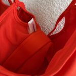 Free People Movement Red Front Cutouts Sports Bra Small Photo 4