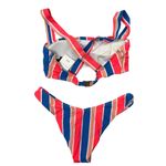 Cotton On NEW  BODY Multicolor Striped 2-Piece Swimwear Bikini Swim Suit Set S Photo 1