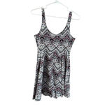 PINK - Victoria's Secret Women's  Mini Dress S Black Pink Geometric Photo 2