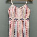 Red Carter  Eyelet Multi Bailey Jumpsuit Photo 5