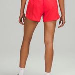 Lululemon Track That Mid-Rise Lined Short 5" Love Red 2 Photo 2