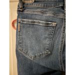 Paige Denim Kylie Crop Jeans Dark Wash Distressed Hem Size 28 Photo 2