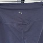 Joy Lab Womens Large Eggplant Purple Capri Lattice Hem Activewear Leggings Photo 3