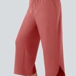 Halara NWT  SoCinched High Waisted Pants in Kapok Red Size Small Photo 0