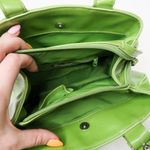 st. john's bay Vintage Y2K Green Satchel Shoulder Bag Photo 7