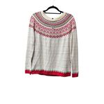 Talbots NEW Diamond Fair Isle Long Sleeve Wool Blend Knit Medium M NWT Photo 1