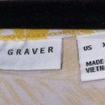 Susan Graver QVC Liquid Knit Yellow Floral Sleeveless Dress Photo 3