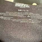 Marvel Womens Tee Sz S Cut Out Neck Spider-Man Black Cartoon Comic Shirt Top Photo 6