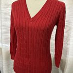 Michael Kors Michael By Red Knit Pullover Sweater Sz S - Works For XS as Well Photo 6