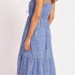 Cleobella  Blue India Lotus Midi Dress Size: L Photo 2