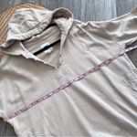 Aerie  cream beige Henley‎ hoodie pullover Photo 3