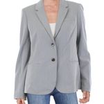 Magaschoni Grey Women’s Two- Button Blazer with Notched Lapels Photo 0