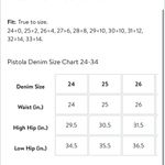 Pistola  MONROE CROP Cigarette LE BLANC White Jeans 26 Photo 2