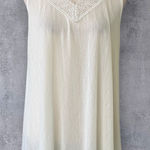 Ethyl white sleeveless lace Photo 0