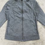 Lululemon Women’s Scuba Hoodie IV (Terry) Full Zip in Heathered Snow Slub Coal 6 Photo 5