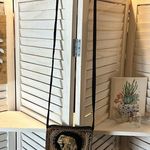 Small Sequoned and Beaded Black Velvet Elephant Purse Photo 1