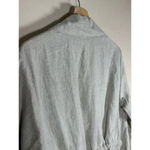 Moonlight  Y & S Open front 100% Linen Cream Blazer Lagenlook made in USA Medium Photo 9