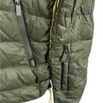 ZARA  Green Down Filled Hooded Puffer Jacket Size Small Photo 1