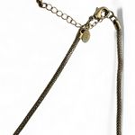 EXPRESS  gold-tone curved bar choker necklace Modern Minimal Arc Tube Minimalist Photo 1