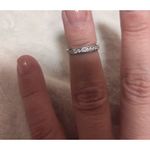 Boutique NEW White Gold Filled Adjustable Pinky Toe Midi Simulated Diamond‎ Channel Band Photo 10