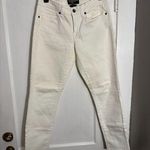 Lucky Brand  White Sofia Capri Cropped Jeans Pants Photo 0