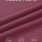 Summer Mae Ribbed Maternity Bikini Swimsuit High Waisted Size 12 NWT #2169 Pink Photo 3