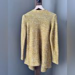 Aerie Whipstich Mustard Marled Open Front Cardigan Soft & Comfy Size Small EUC Photo 9