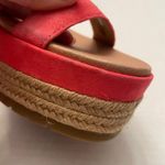 UGG  April Espadrille Platform Sandal Suede Shoes Size 11 NWT Barbie Core Photo 5