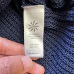 Athleta Women's Sweater 2XS XXS Navy Pullover V Neck Cotton Blend Long Sleeve Photo 3