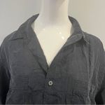 Faith Connexion Silk Dress Shirt Bodysuit Black Size 10 Photo 3