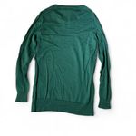 J Crew Merino Wool Crewneck Sweater Green XS Long Sleeve Classic Basic Photo 1