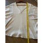 Free People  Callisto Henley Baby Blue Waffle Knit Oversized Women’s size XS Photo 10