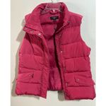 Talbots  Pink Puffer Vest Petite Size Medium NWOT Photo 4
