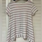 Altar'd State  Womens White Striped Waffle Knit Top - Size Large - EUC Photo 1