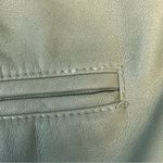 7 For All Mankind  Sage Green‎ Vegan Leather Straight Leg Pants Photo 7