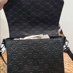 ALDO  Black Crossbody Bag with Scarf Detail Photo 4