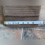 The Sak  Taupe Crochet Knit Purse Woven Crossbody Bag Boho Hippie Style Photo 4