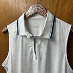 Vineyard Vines NEW  Sleeveless Collared Polo Shirt Top Golf Cart Print Large NWT Photo 3