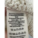 Free People Tank Women Small Knit Sweater Cream Deep V Racerback Tunic On Hold Photo 7