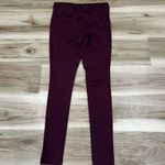 Hue  Curvy High Waist Ultra Soft Maroon Leggings Women’s Small Photo 2