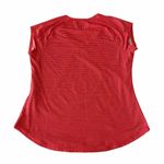 Nike Dri Fit Orange and Magenta Geometric Print T-Shirt Photo 3