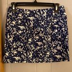 Xxi  Skirt Small Navy and White Photo 0