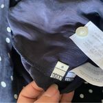 Capulet  Blue  and White Polka Dot Bodysuit Photo 6