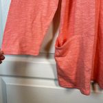 J.Jill  Linen Blend Open Front Cardi Coral Orange Beach Size XLP EUC #0637-OC Photo 2